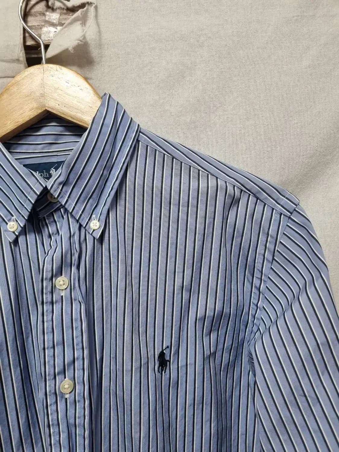 폴로 랄프로렌 스트라이프 셔츠 클래식 핏 L 상품이미지3