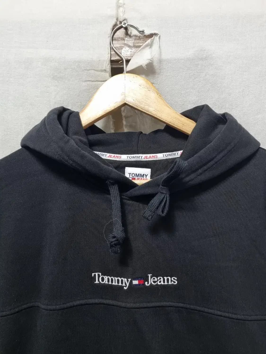 타미진스 블랙 후드 뒷트임 원피스 S 상품이미지3