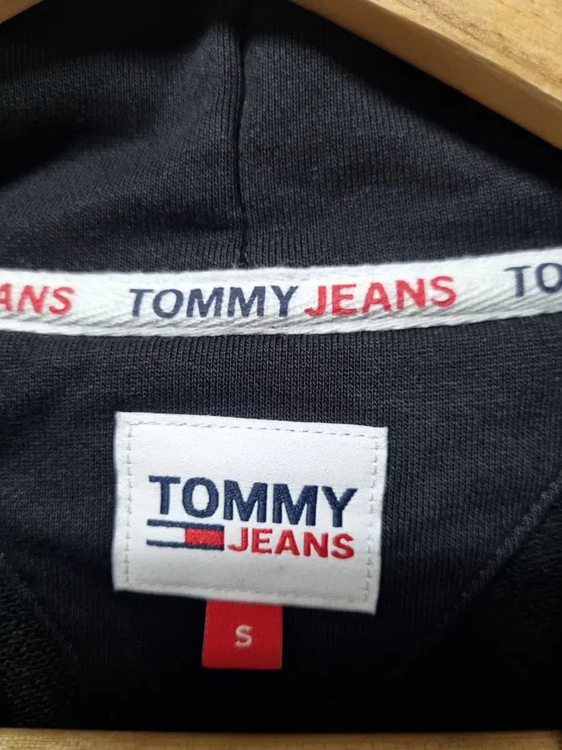 타미진스 블랙 후드 뒷트임 원피스 S 상품이미지4