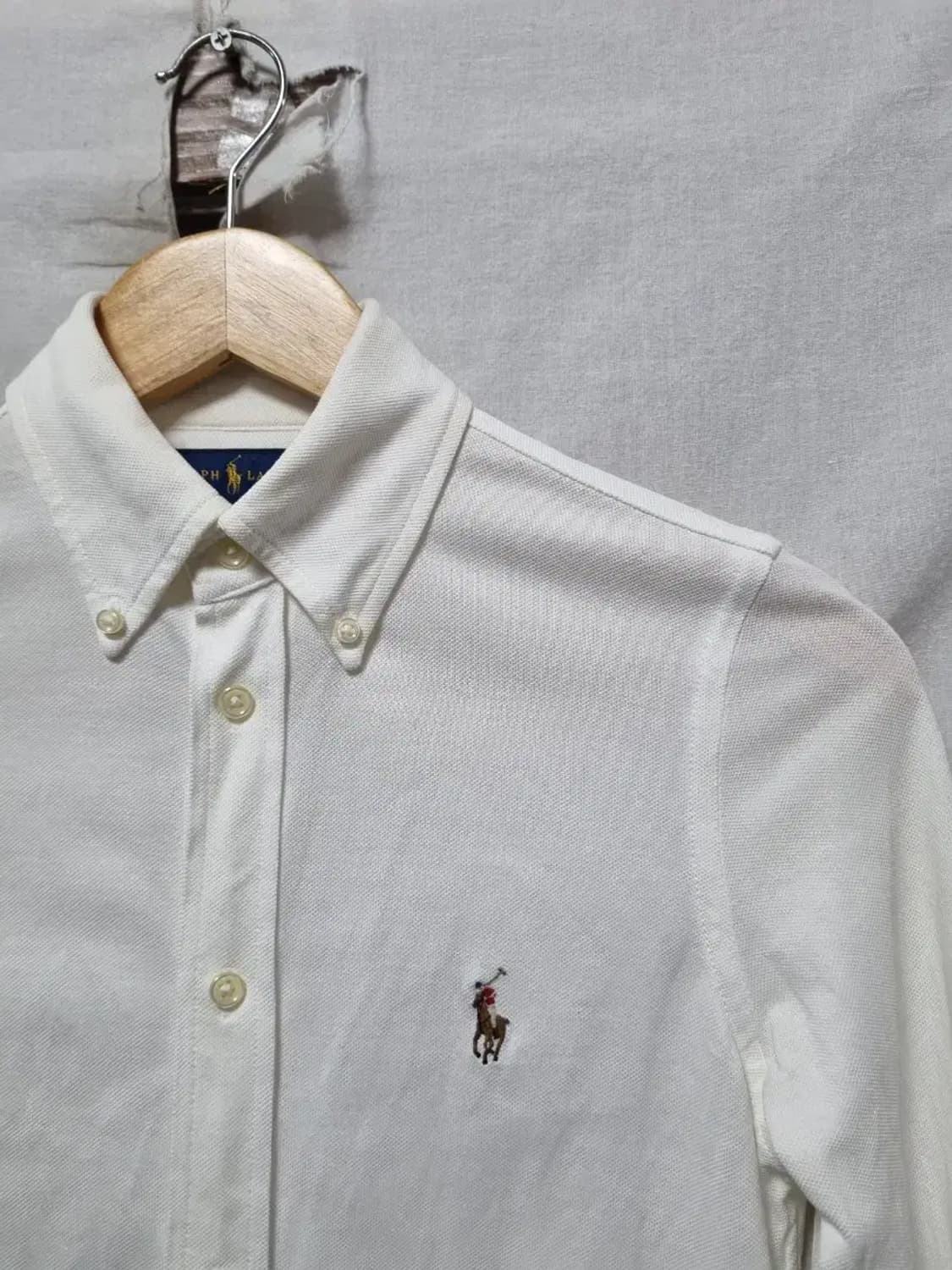 폴로 랄프로렌 옥스포드 면 셔츠 S 상품이미지3