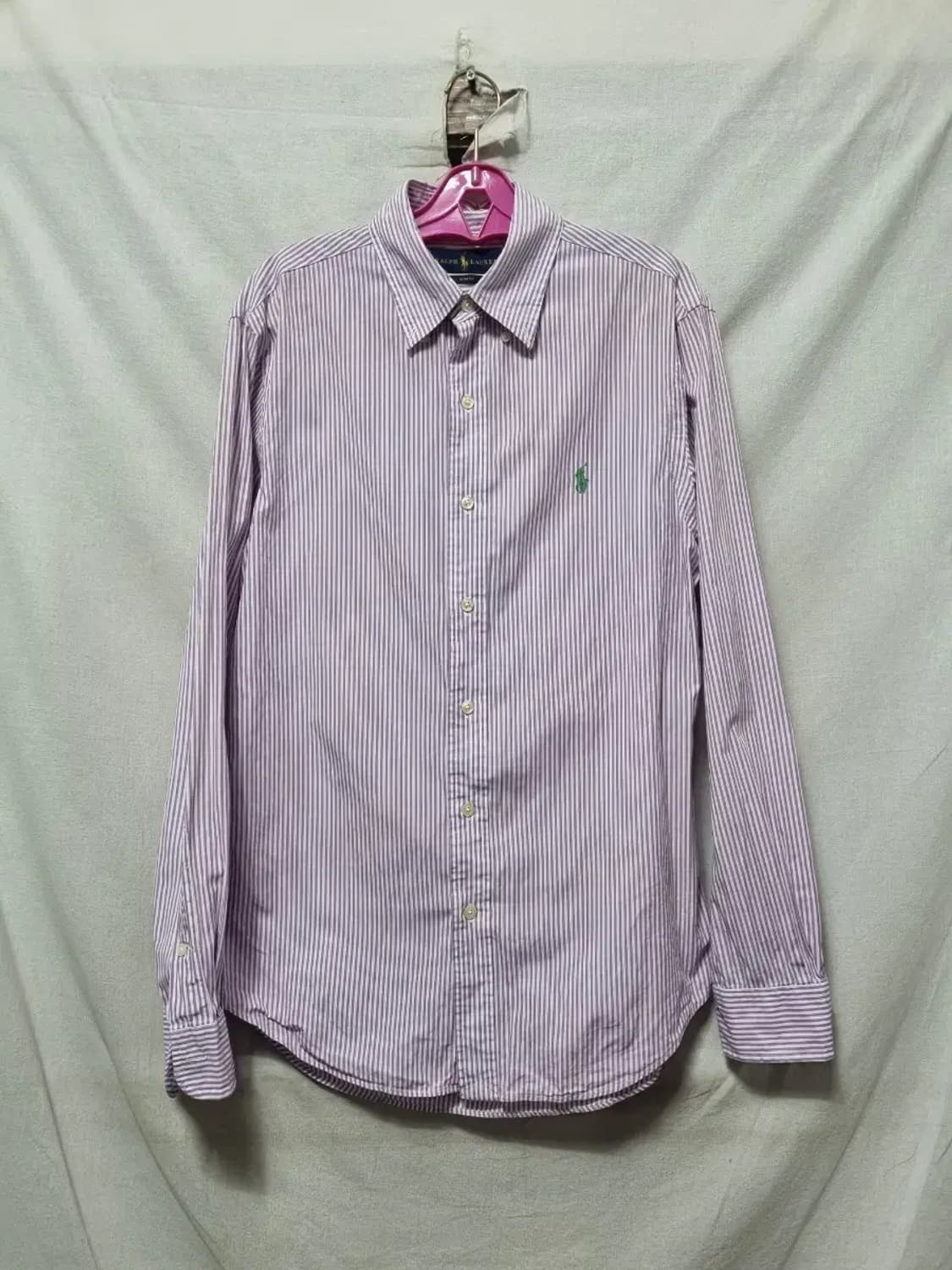 폴로 랄프로렌 스트라이프 셔츠 슬림핏 M 상품이미지1