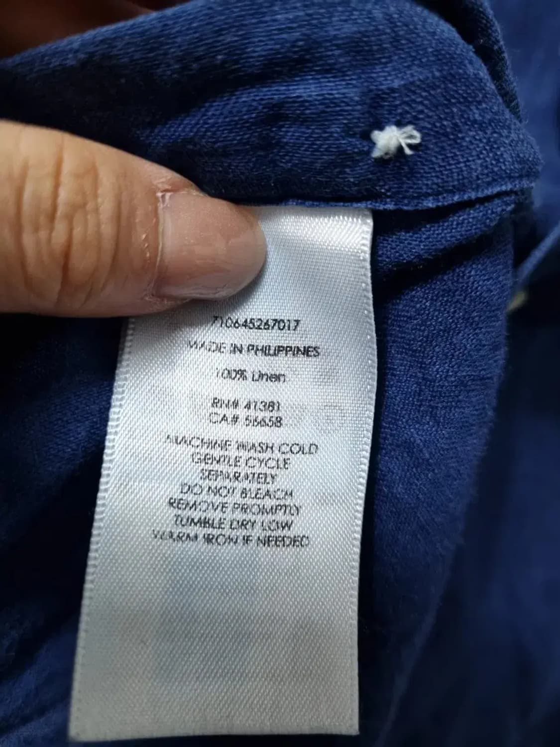 폴로 랄프로렌 오션 워시 린넨 셔츠 남방 S 상품이미지5