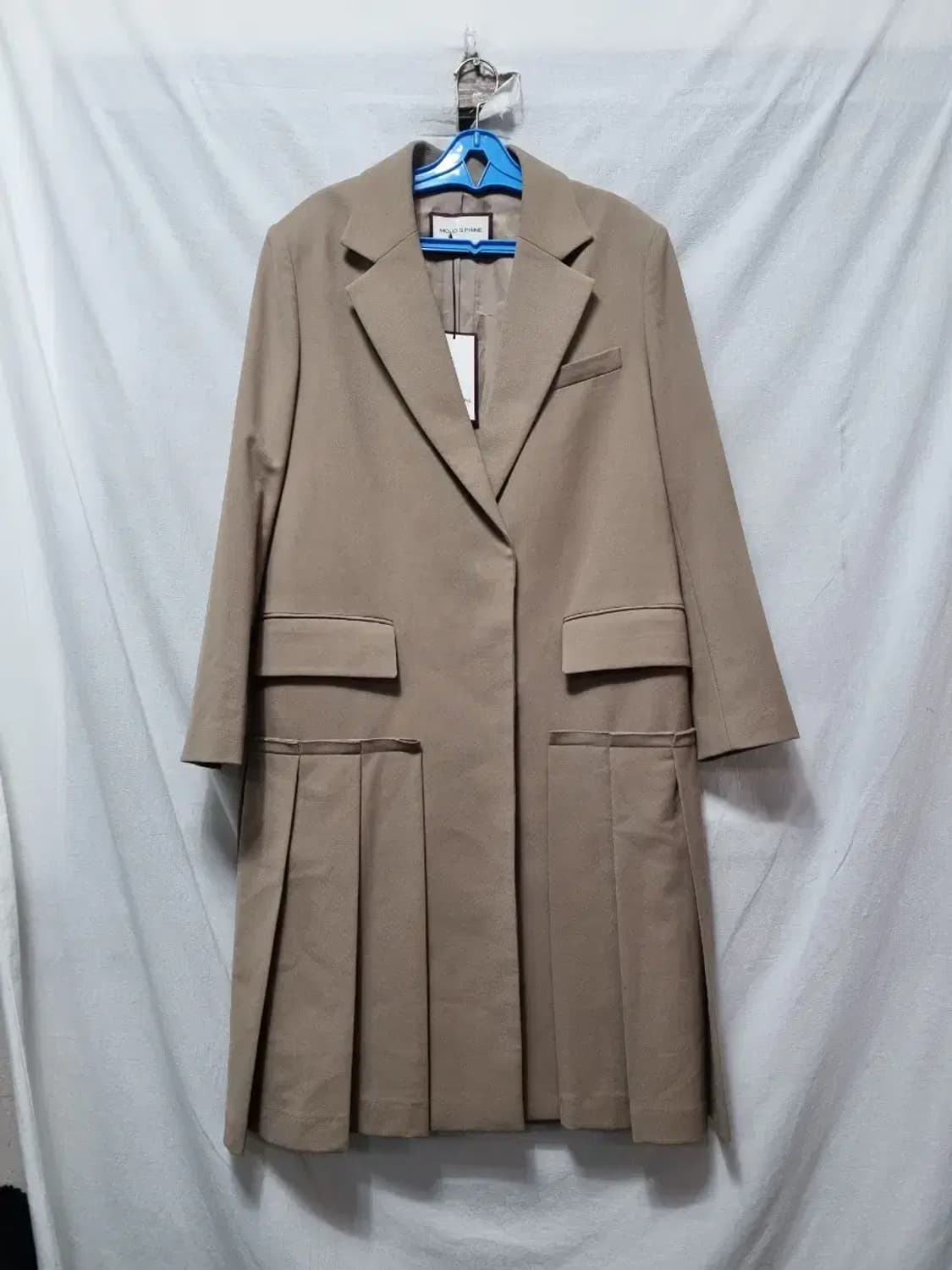 모조에스핀 베이지 스커트 코트 M 상품이미지1
