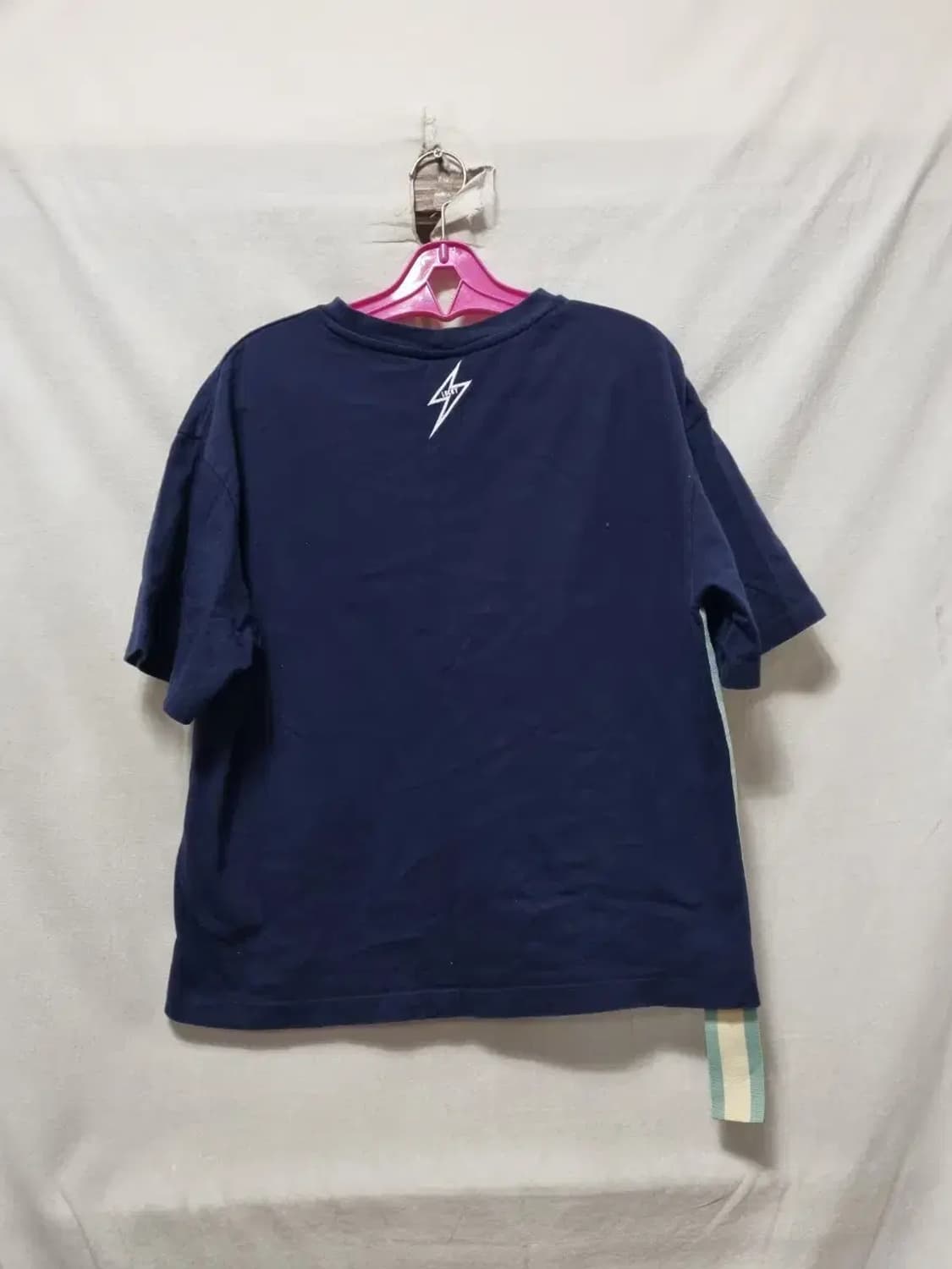 럭키슈에뜨 네이비 반팔 면 티셔츠 36 상품이미지2