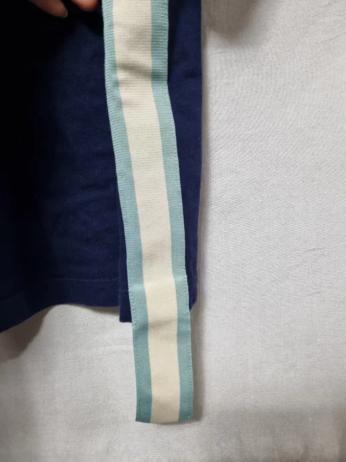 럭키슈에뜨 네이비 반팔 면 티셔츠 36 상품이미지5