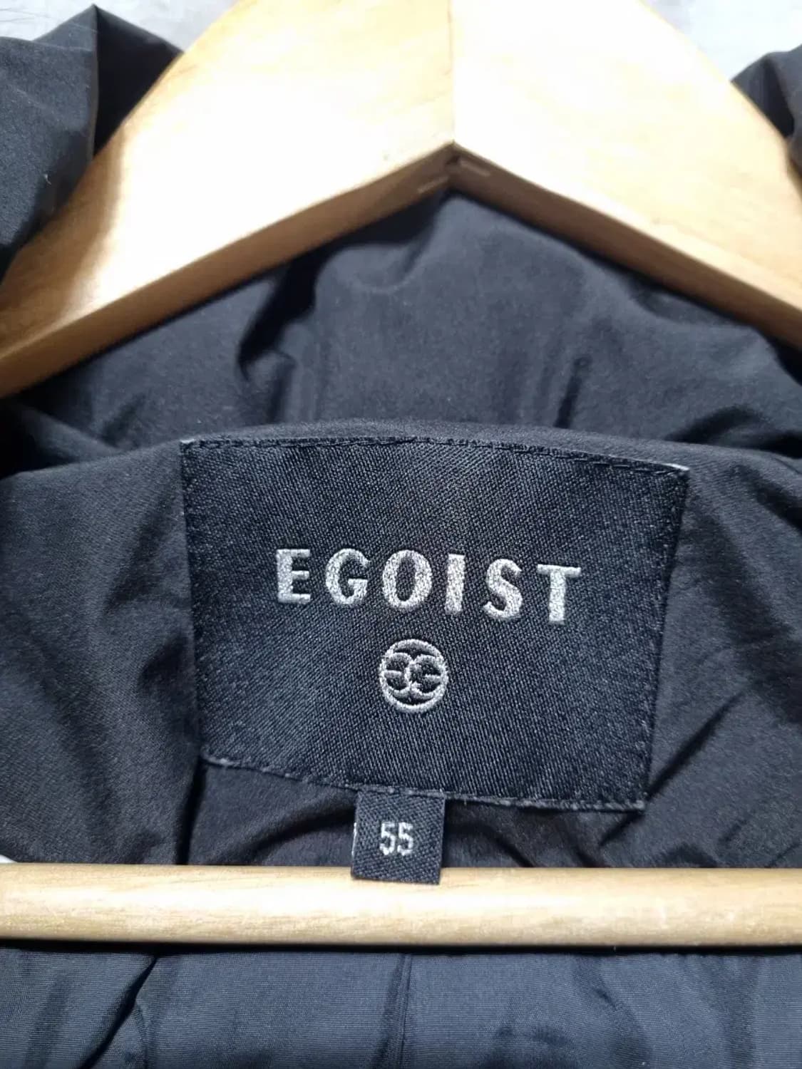 에고이스트 블랙 롱 폭스퍼 후드 롱 패딩 S 상품이미지5