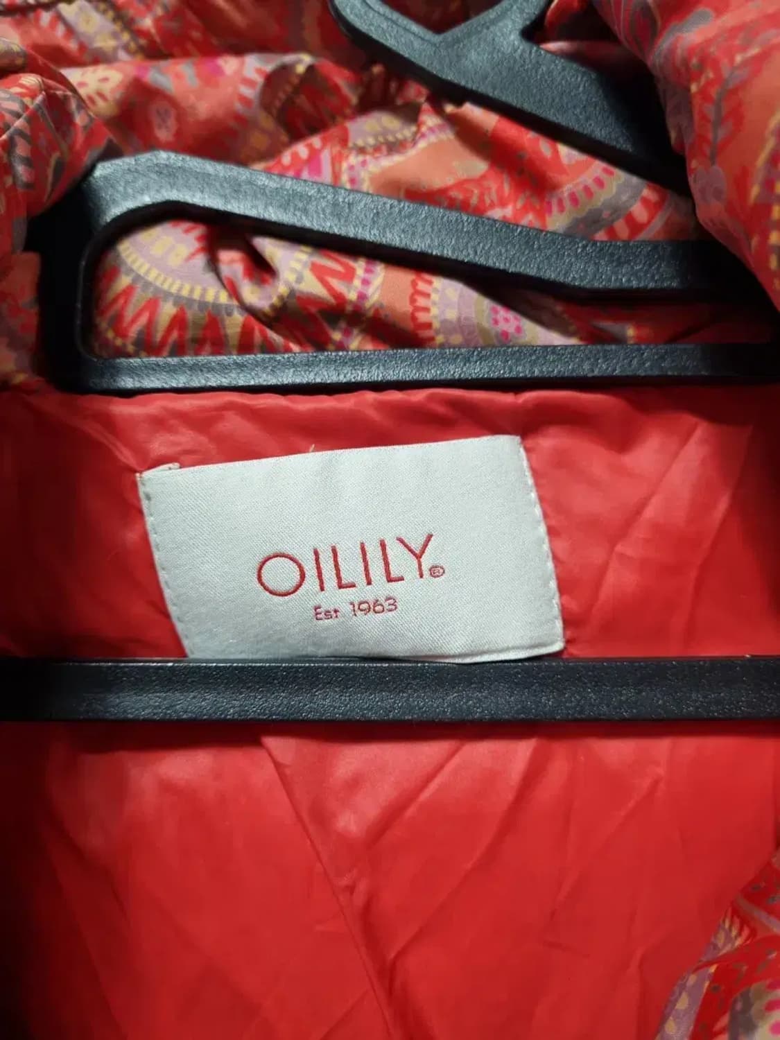 오일릴리 페이즐리 롱 패딩 코트M 상품이미지4