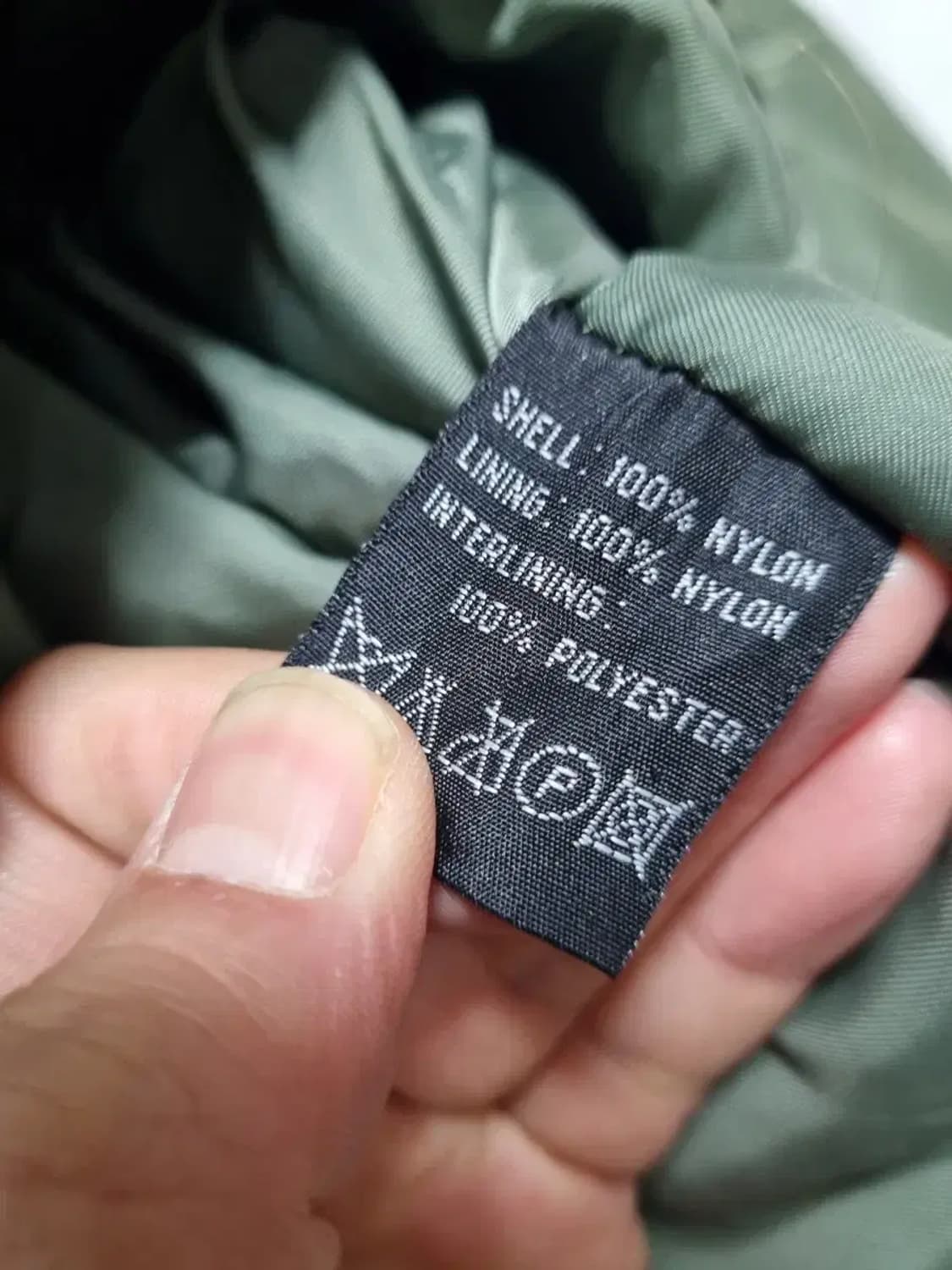 알파인더스트리 카키색 야상 점퍼 M 상품이미지6