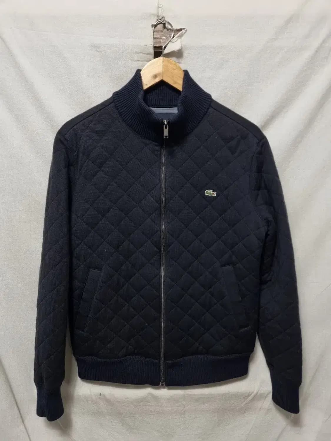 라코스테 퀼팅 자켓 블랙 95 상품이미지1