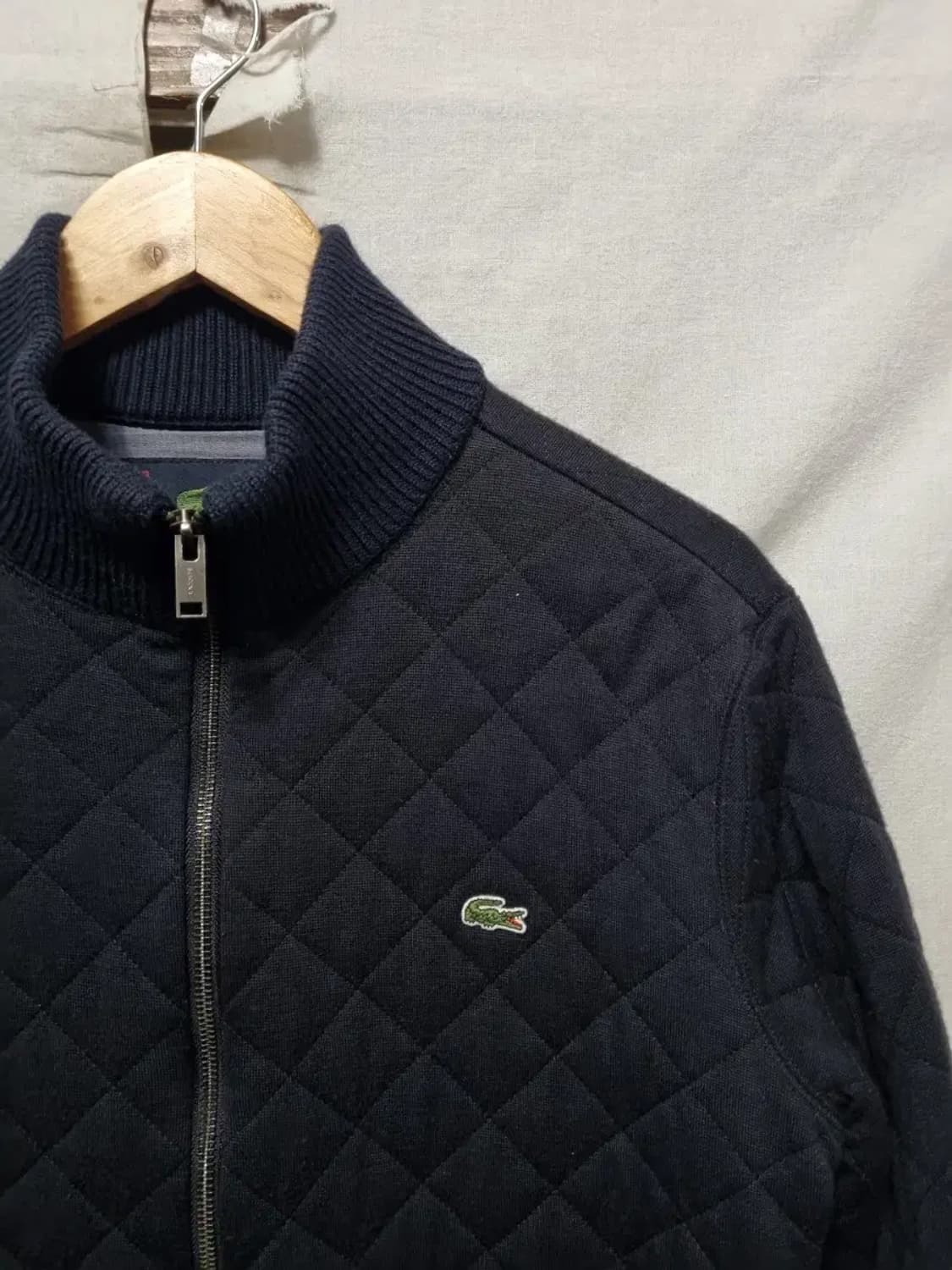 라코스테 퀼팅 자켓 블랙 95 상품이미지3