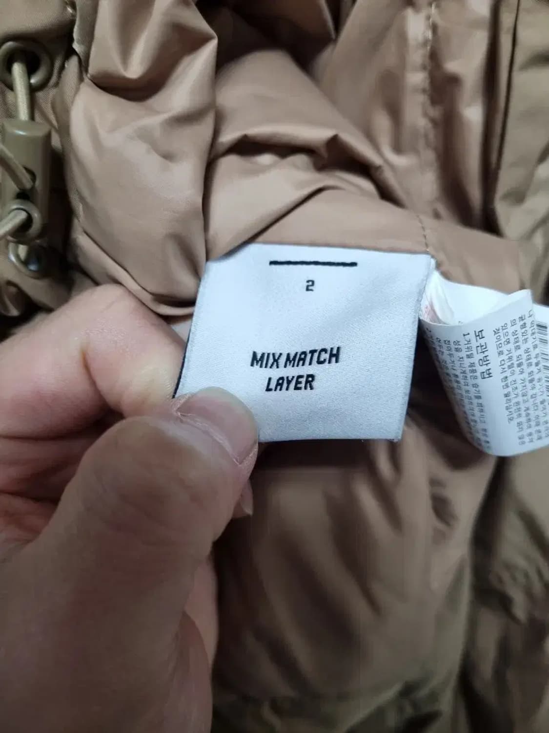 시스템 패딩 점퍼 90 상품이미지5