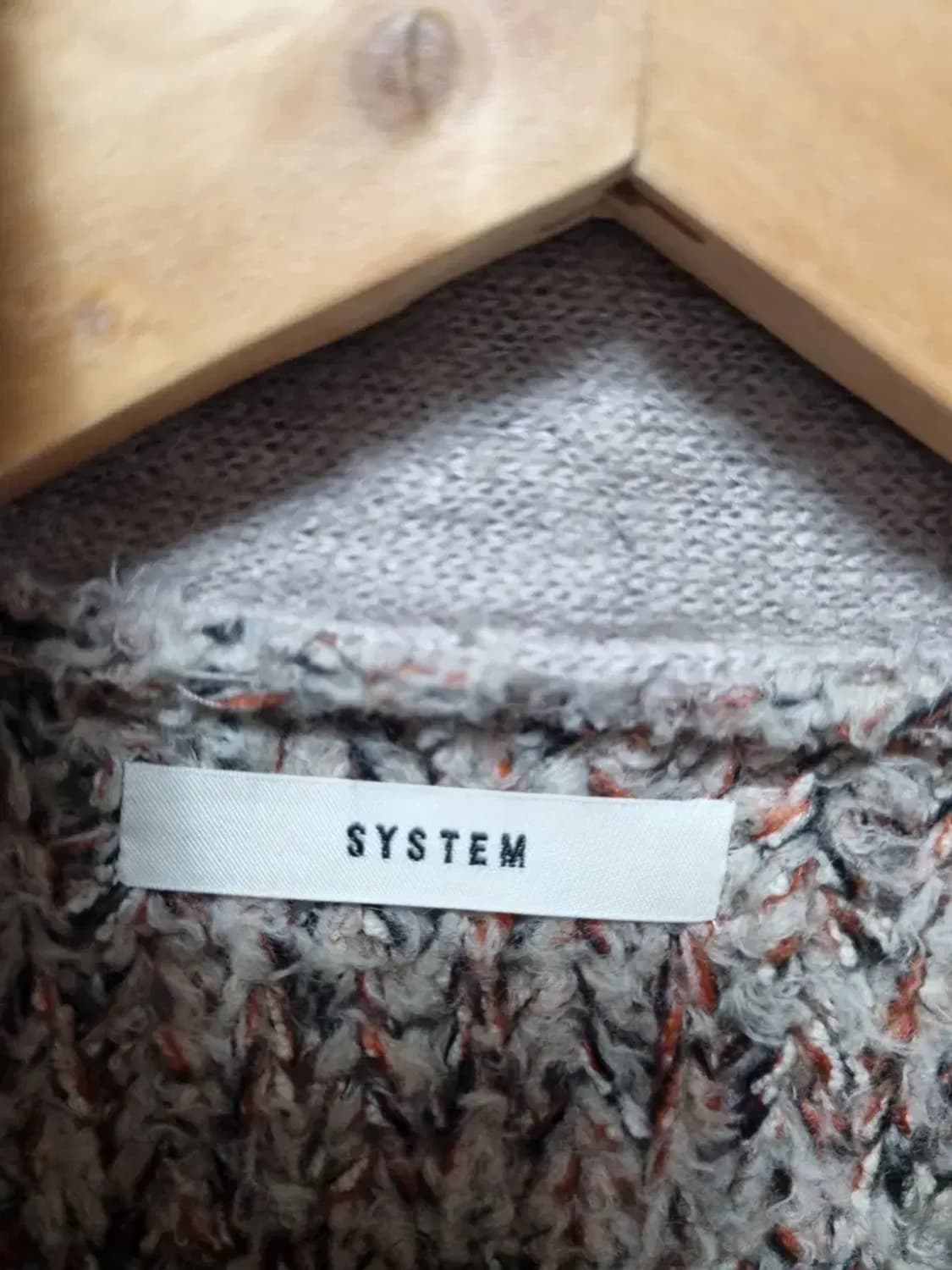 시스템 믹스컬로 니트 가디건 코트 F 상품이미지4