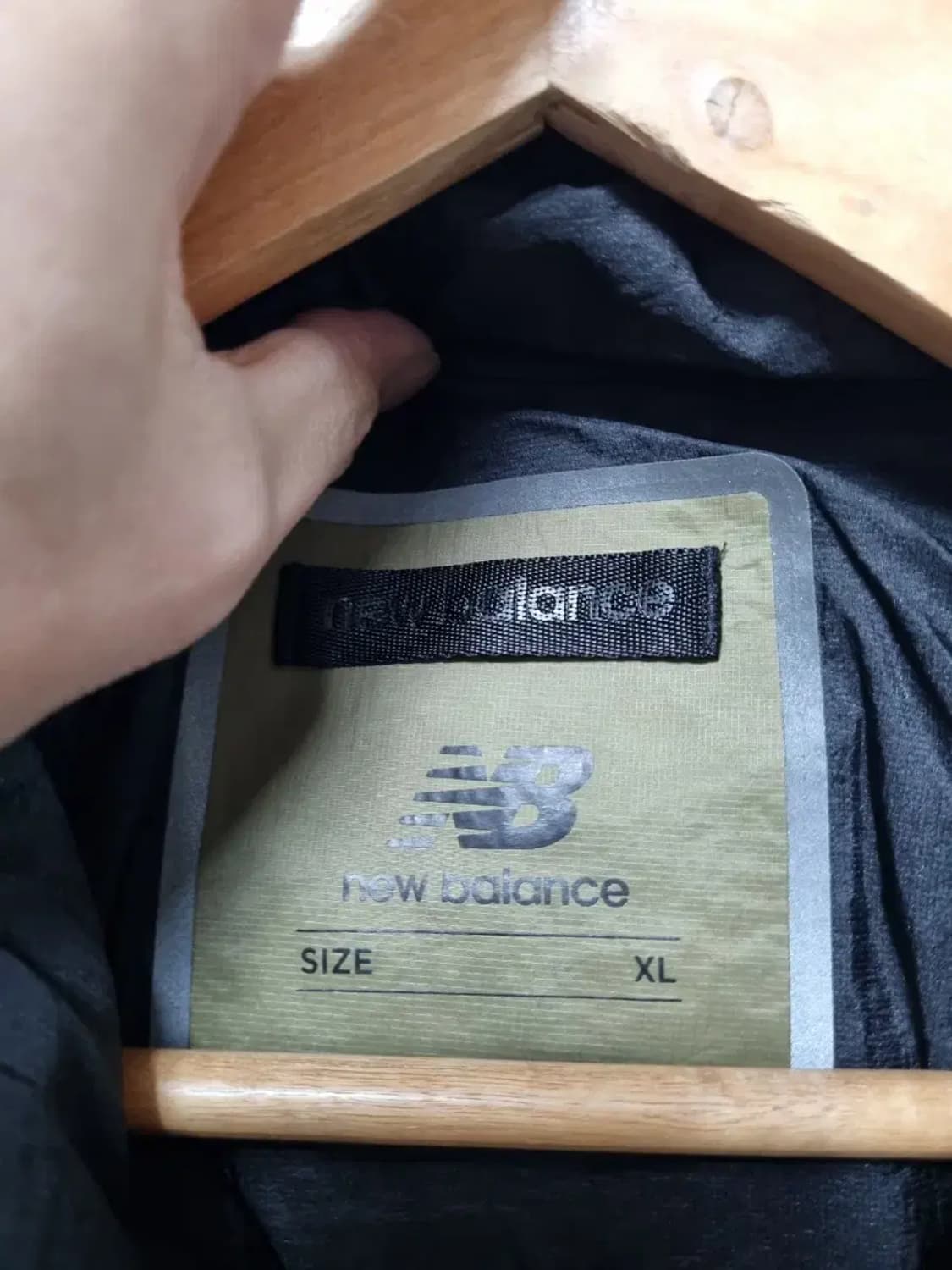 뉴발란스 후드 다운 패딩 점퍼 XL 상품이미지4