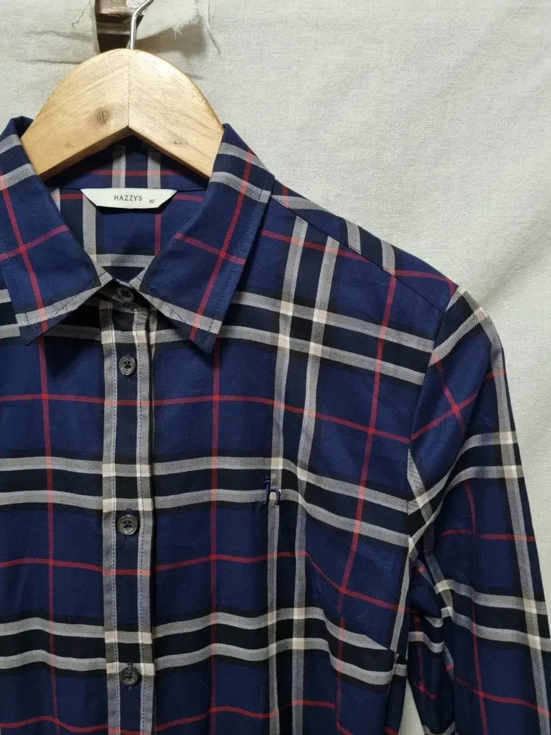 헤지스 체크 셔츠 원피스 90 상품이미지3