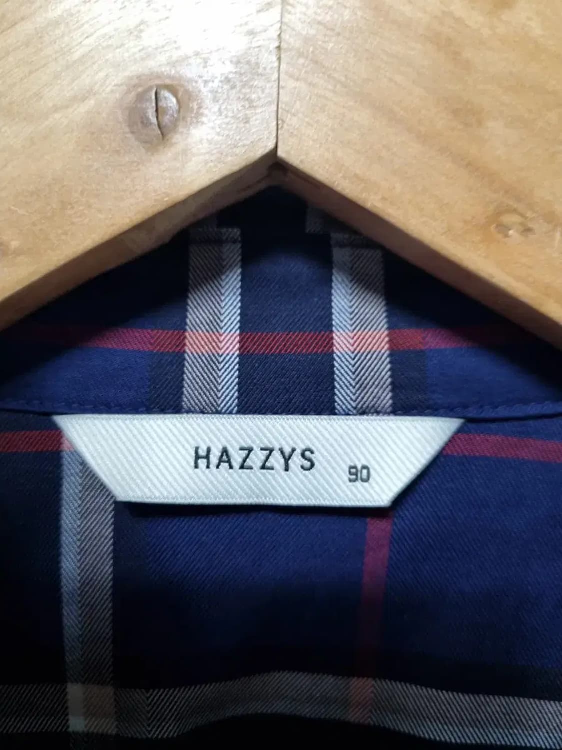 헤지스 체크 셔츠 원피스 90 상품이미지4