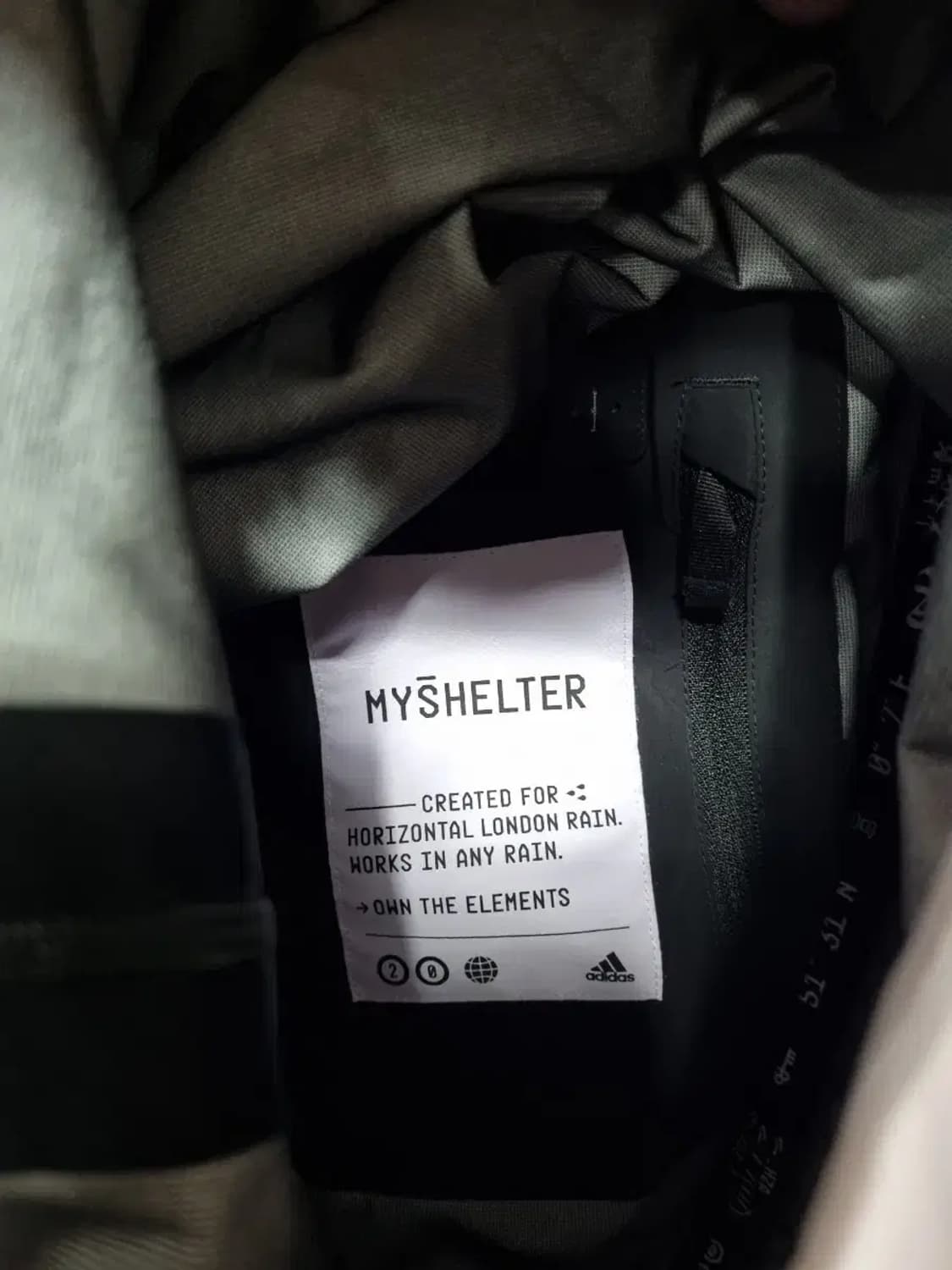 새상품) 아디다스 기능성 레인 자켓 바람막이 M 상품이미지6