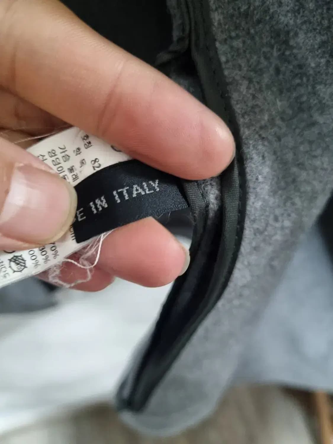 한섬 캐시미어 코트 자켓 90 상품이미지7