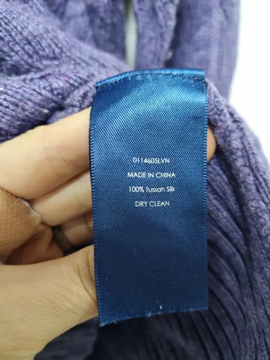 폴로 랄프로렌 케이블 니트 퍼플 L 상품이미지5