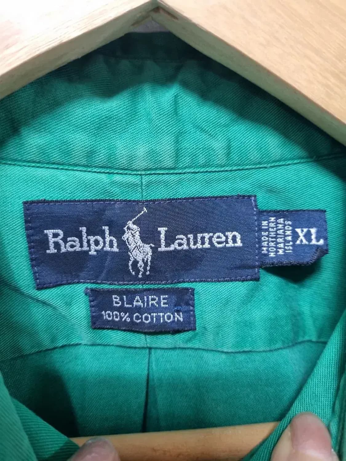 폴로 랄프로렌 면 셔츠 남방 XL 상품이미지4