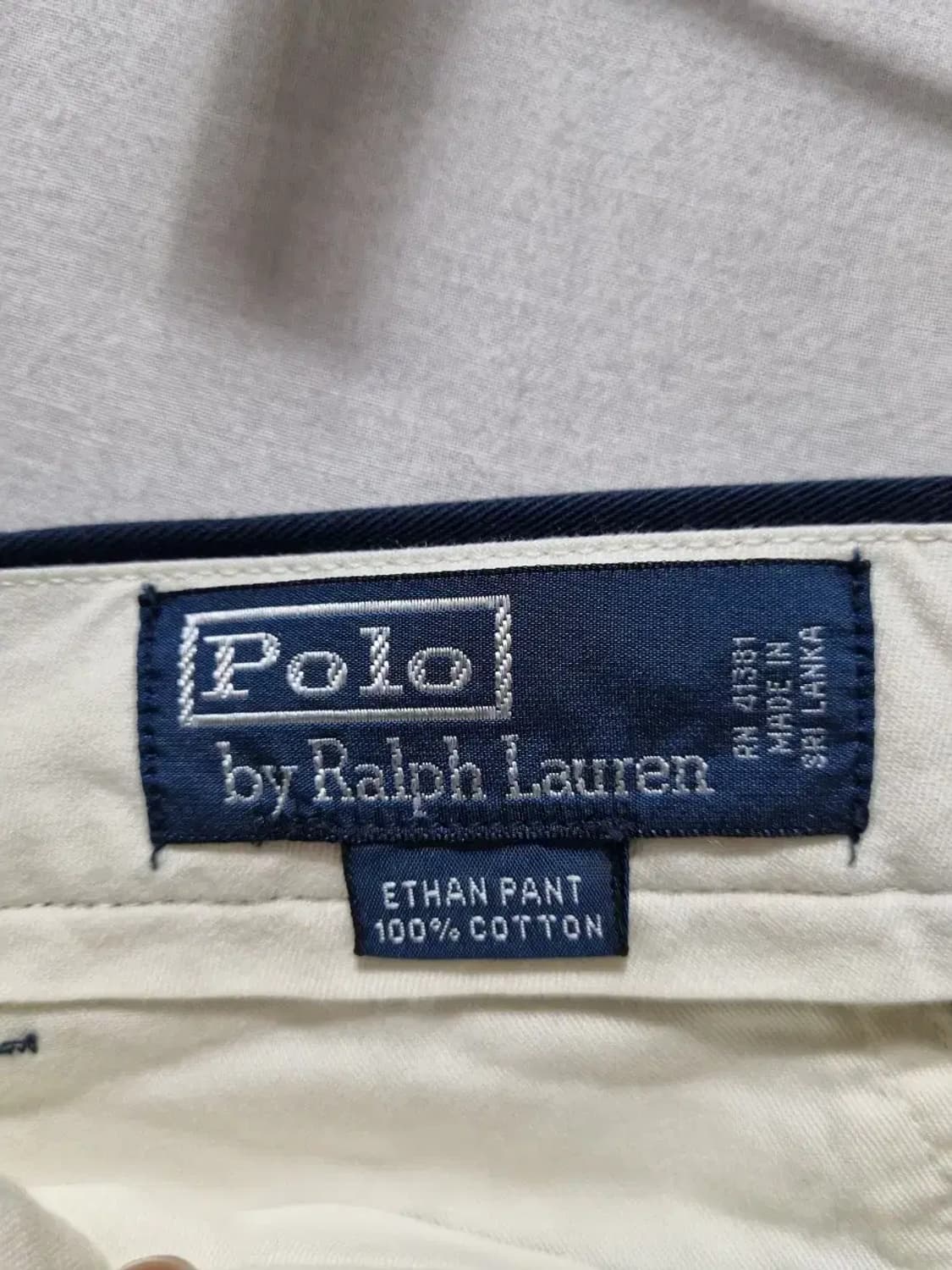 폴로 랄프로렌 네이비 면 바지 30 상품이미지5