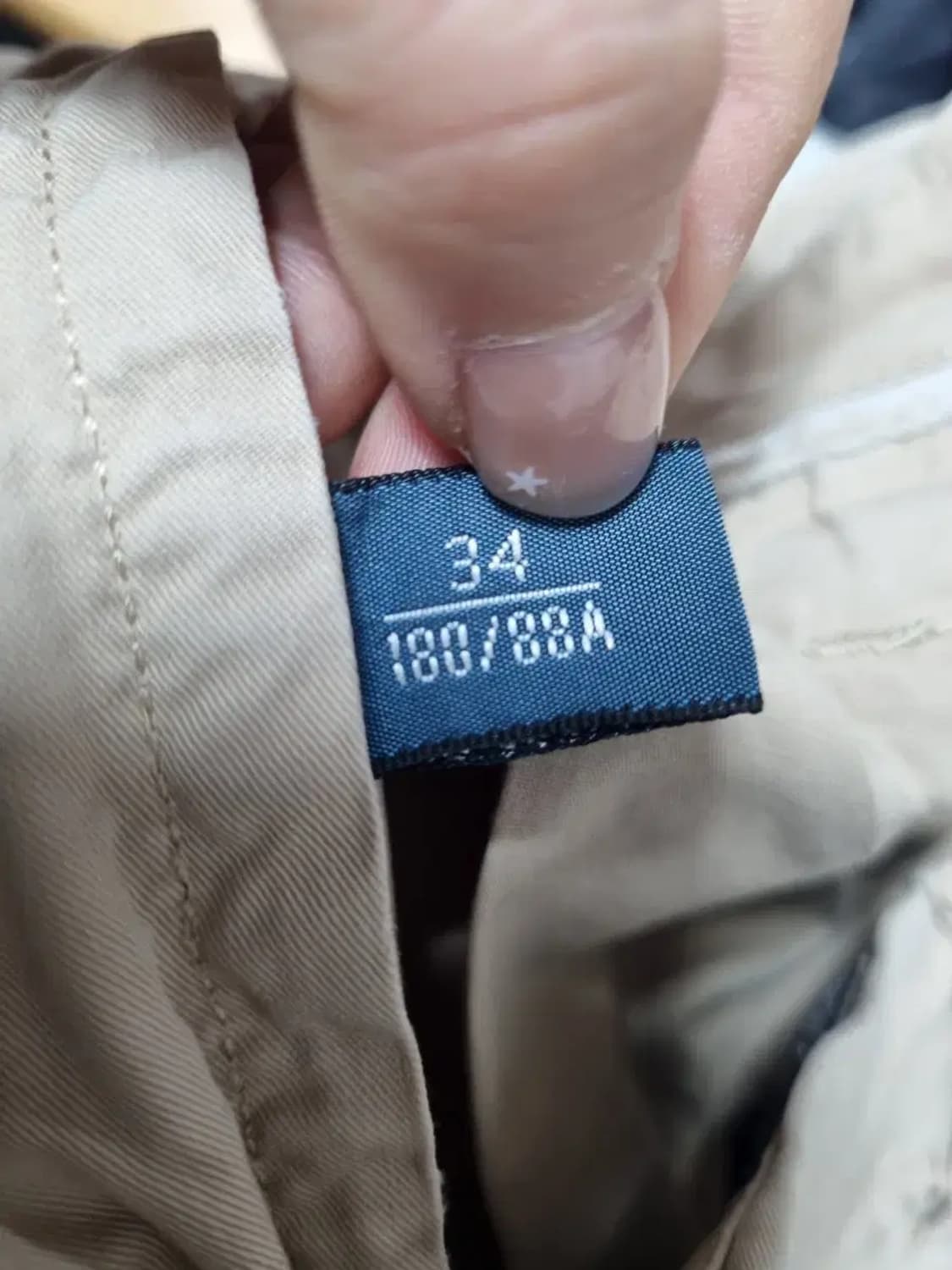 폴로랄프로렌 베이지 면바지 34 상품이미지6