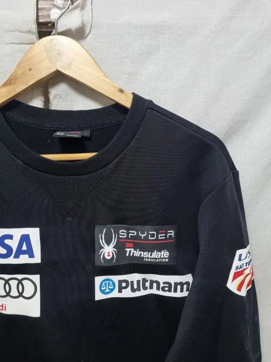 스파이더 스폰서 맨투맨 티셔츠 L 상품이미지3