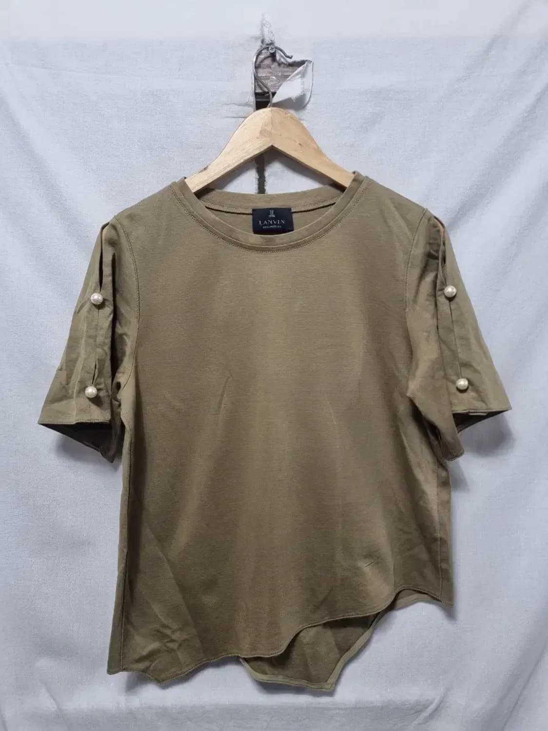 랑방 언발란스 반팔 티셔츠 M 상품이미지1