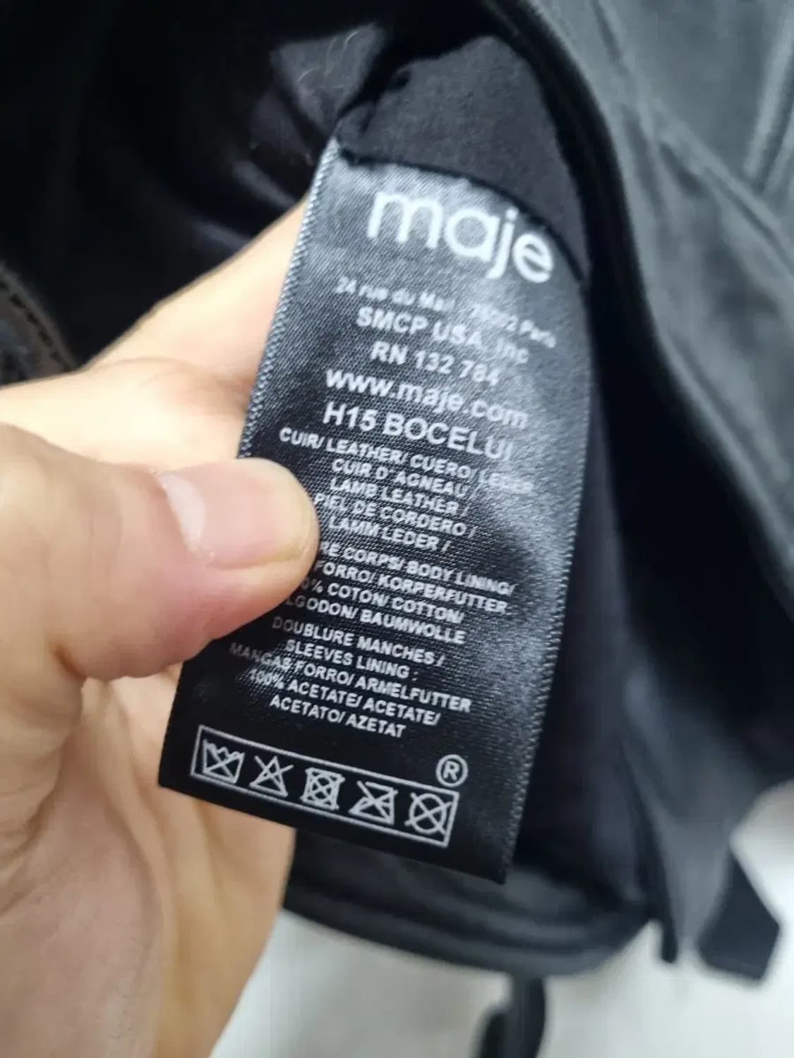 마쥬 라이더 가죽 자켓 38 상품이미지5