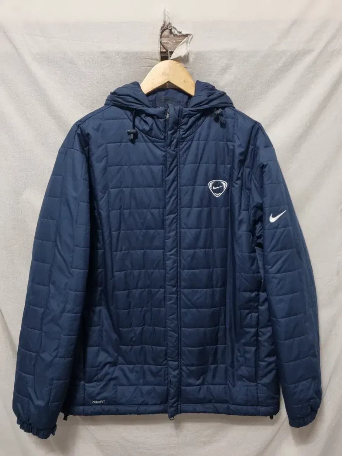 나이키 네이비 후드 패딩 자켓 NikeFIT XL 상품이미지1