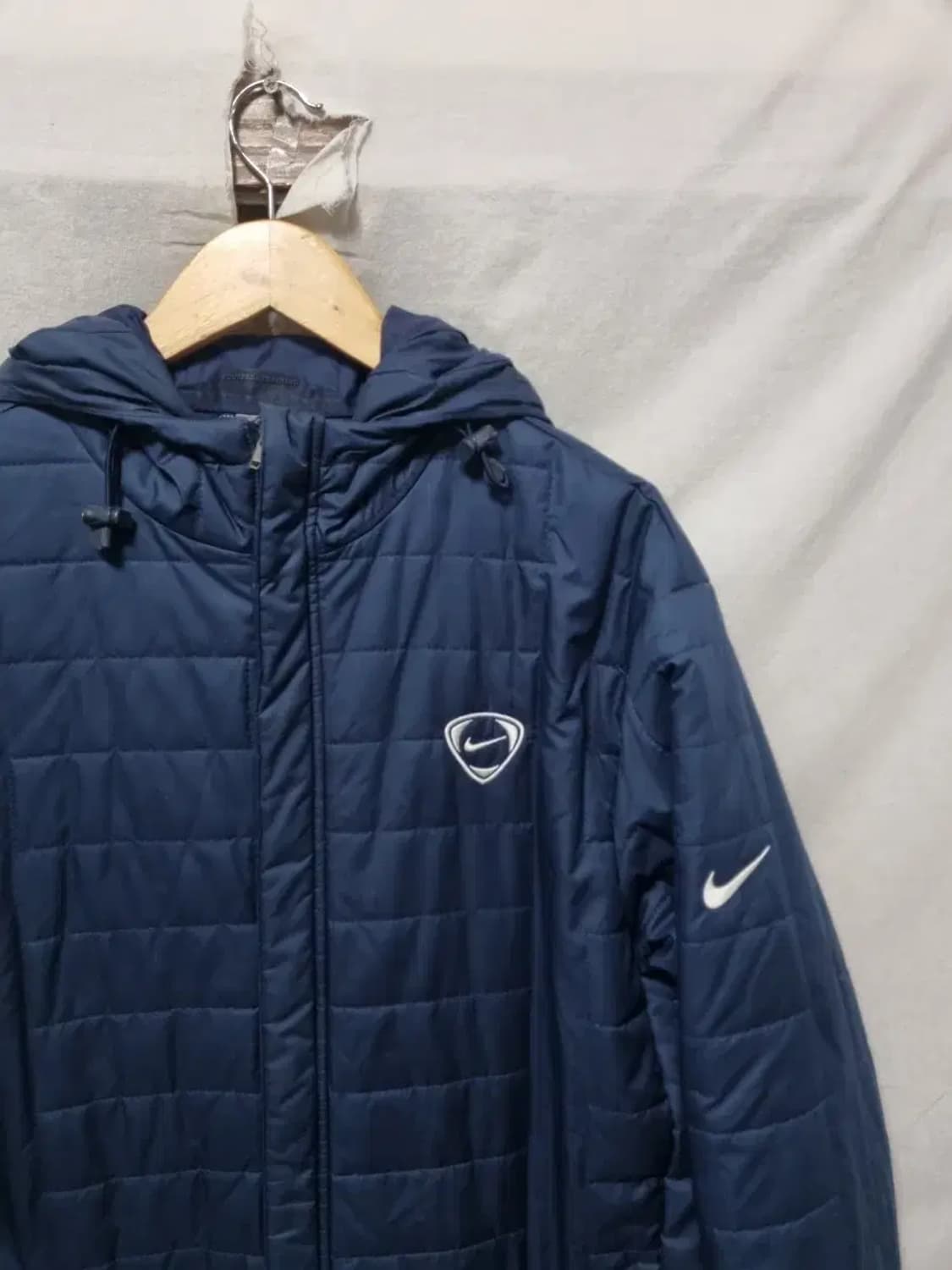 나이키 네이비 후드 패딩 자켓 NikeFIT XL 상품이미지3