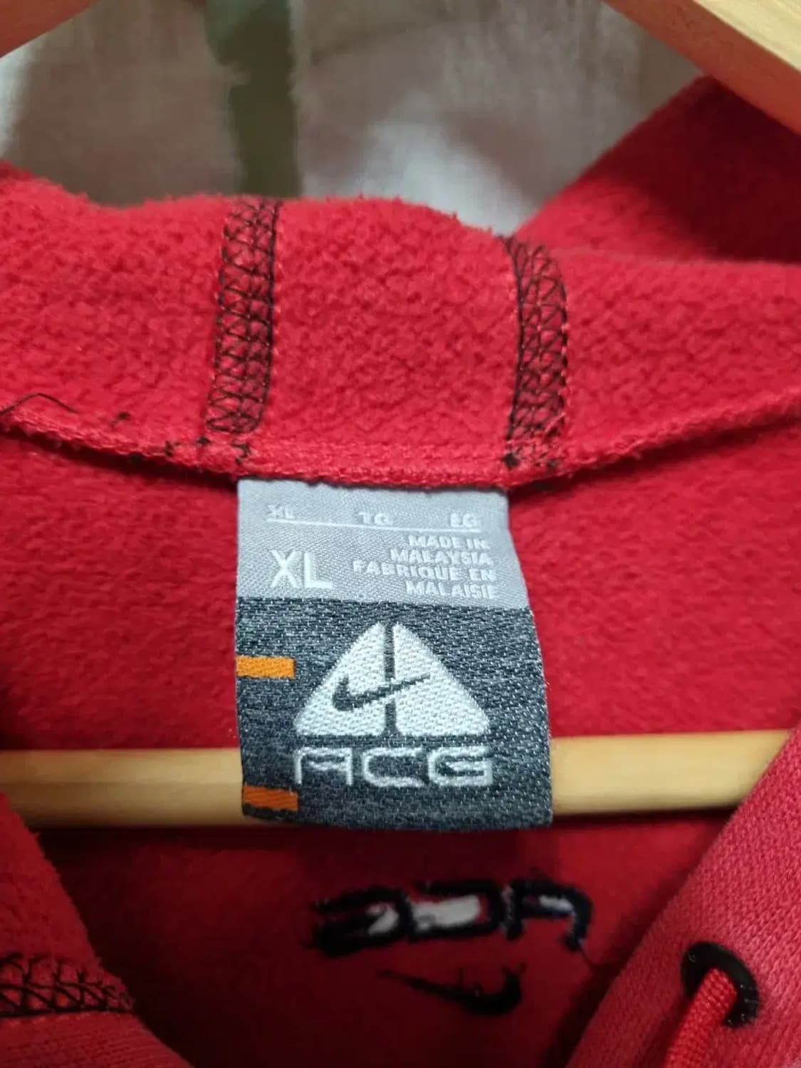 나이키 ACG 레드 기모 후드 집업 105 상품이미지4