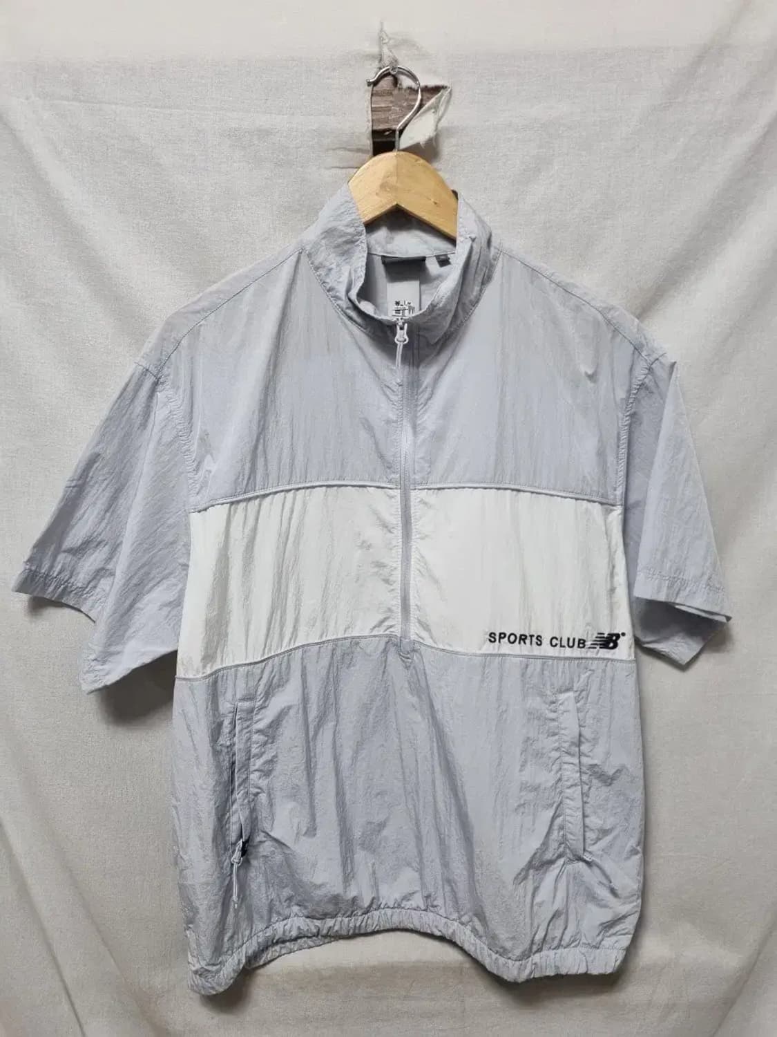 뉴발란스 스포츠클럽 반팔 바람막이 M 상품이미지1