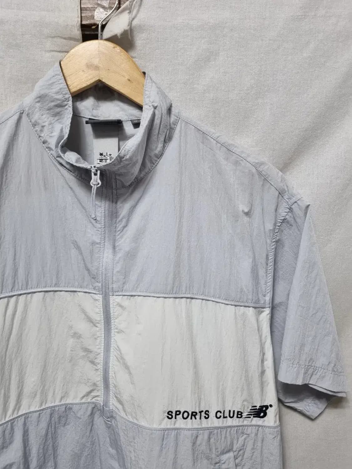 뉴발란스 스포츠클럽 반팔 바람막이 M 상품이미지3