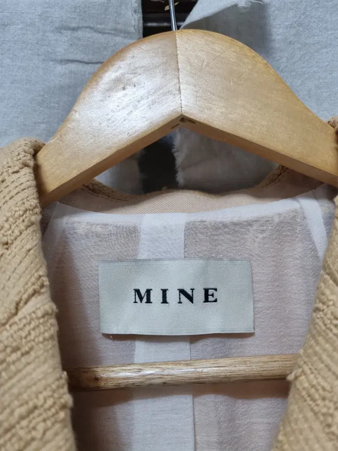 MINE 마인 트위드 반팔 자켓 XS 상품이미지4