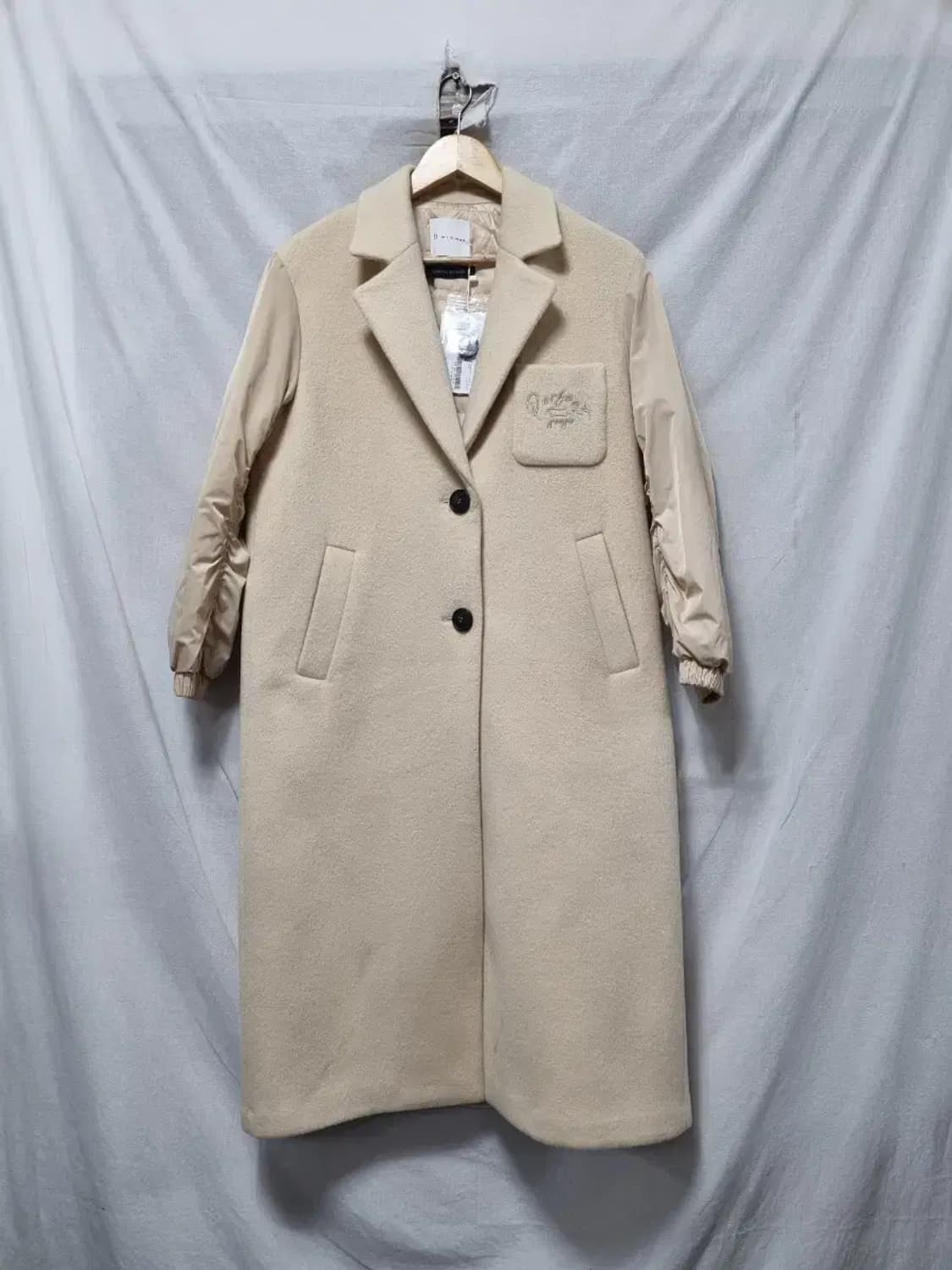 새상품) it MICHAA  캐시미어 혼방 패딩 코트 S 상품이미지1