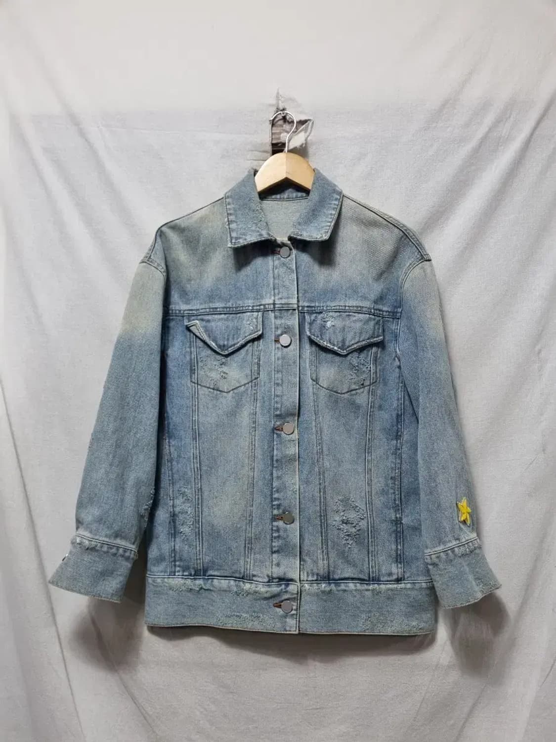 KUHO 워싱 데님 자켓 XS 상품이미지1