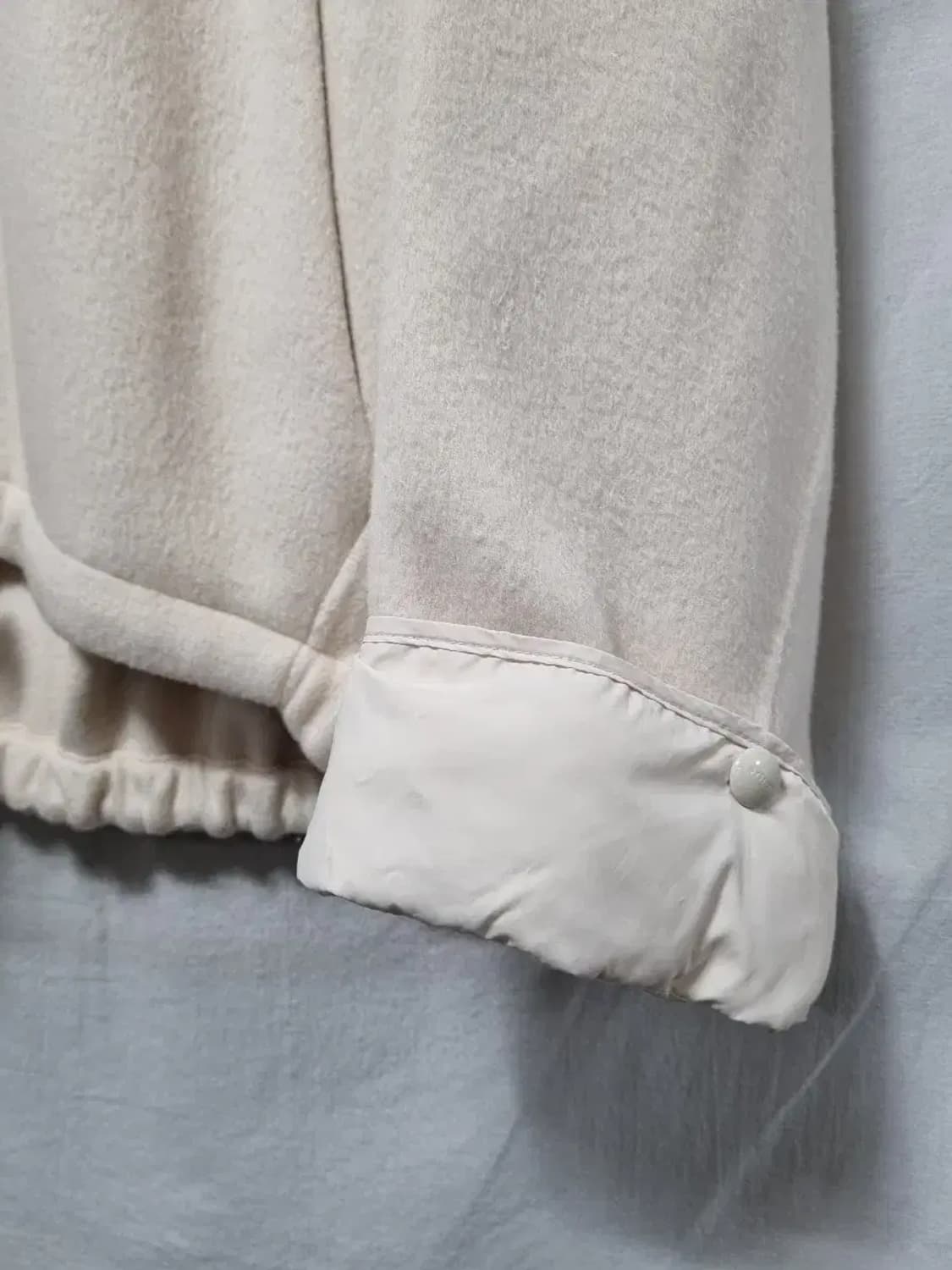 시스템 아이보리 가오리핏 패딩 후드 집업 M 상품이미지5