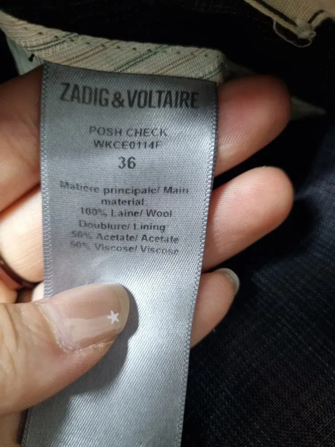 ZIDAG & VOLTAIRE 벨트 포함 슬랙스 바지 정장 36 상품이미지6