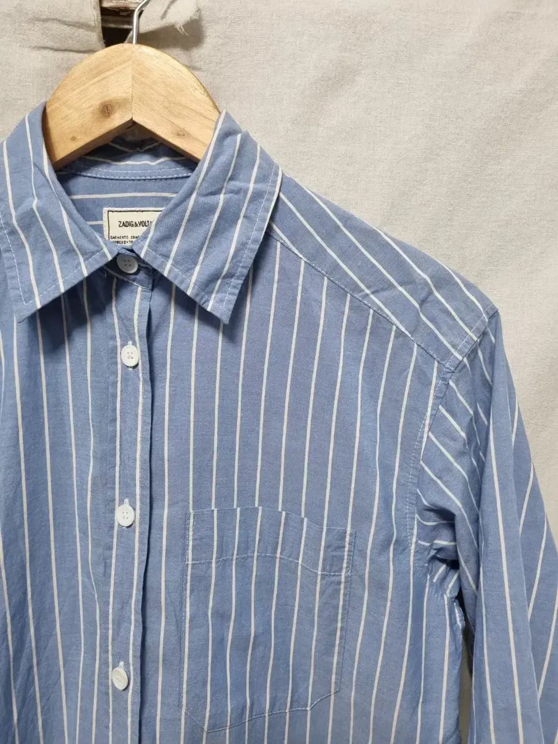 자딕앤볼테르 스트라이프 셔츠 XS 상품이미지3