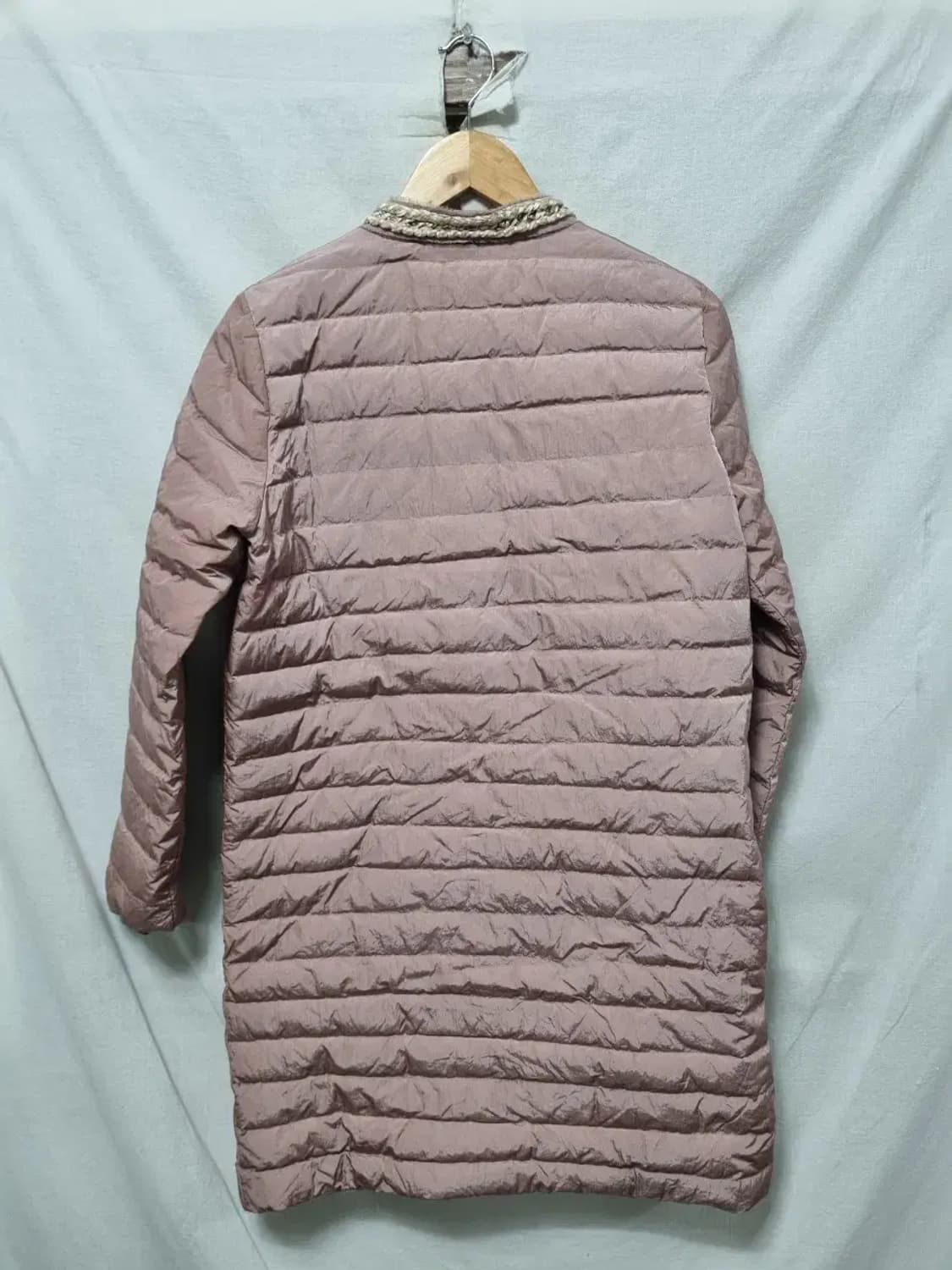 JIIGOTT 퀼팅 롱 가디건 패딩 자켓 90 상품이미지2