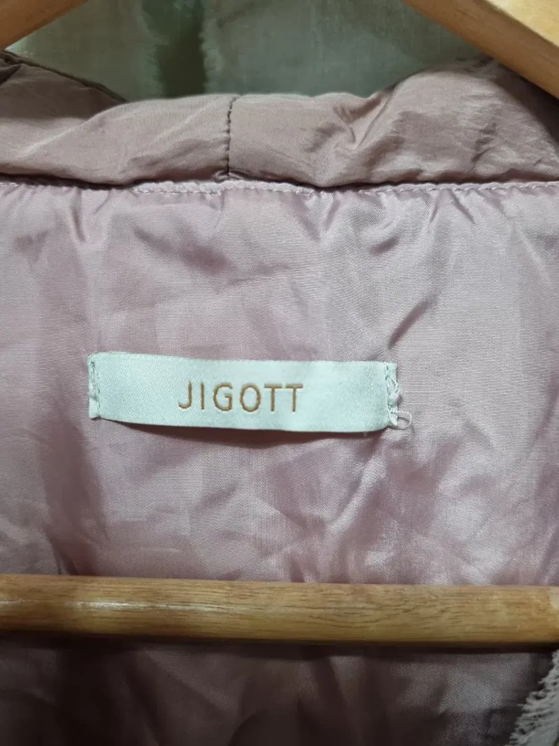 JIIGOTT 퀼팅 롱 가디건 패딩 자켓 90 상품이미지4