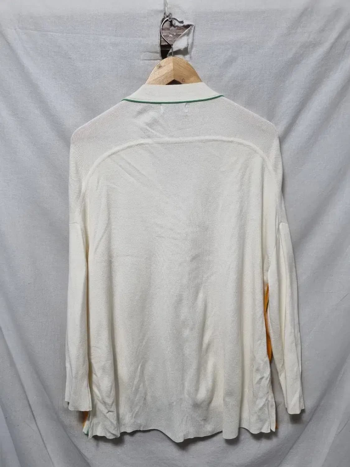 오즈세컨 배색 니트 가디건 85 상품이미지2