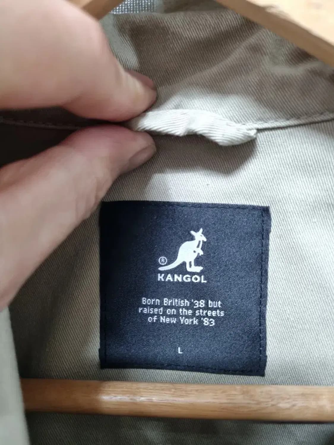 캉골 베이지 자켓 L 상품이미지4