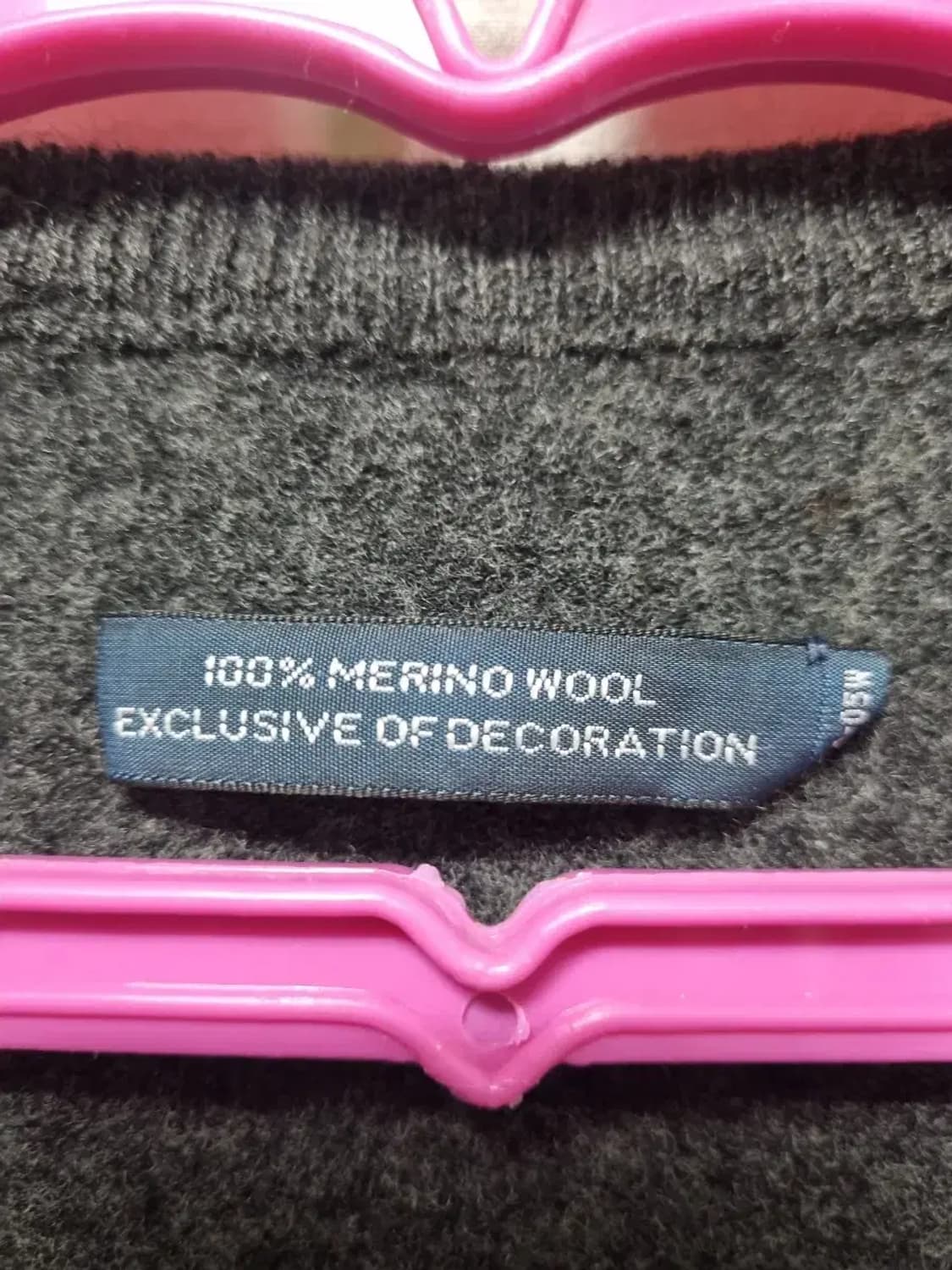 폴로 랄프로렌 브이넥 울 니트 차콜 95~100 상품이미지4