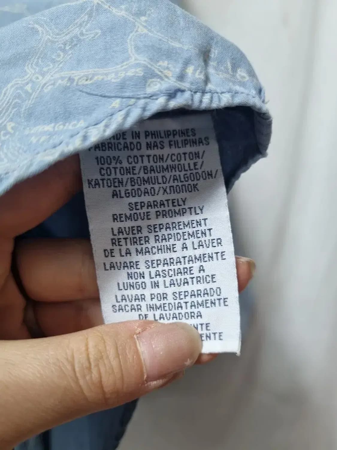 폴로 랄프로렌 맵 프린트 남방 셔츠 M 상품이미지5