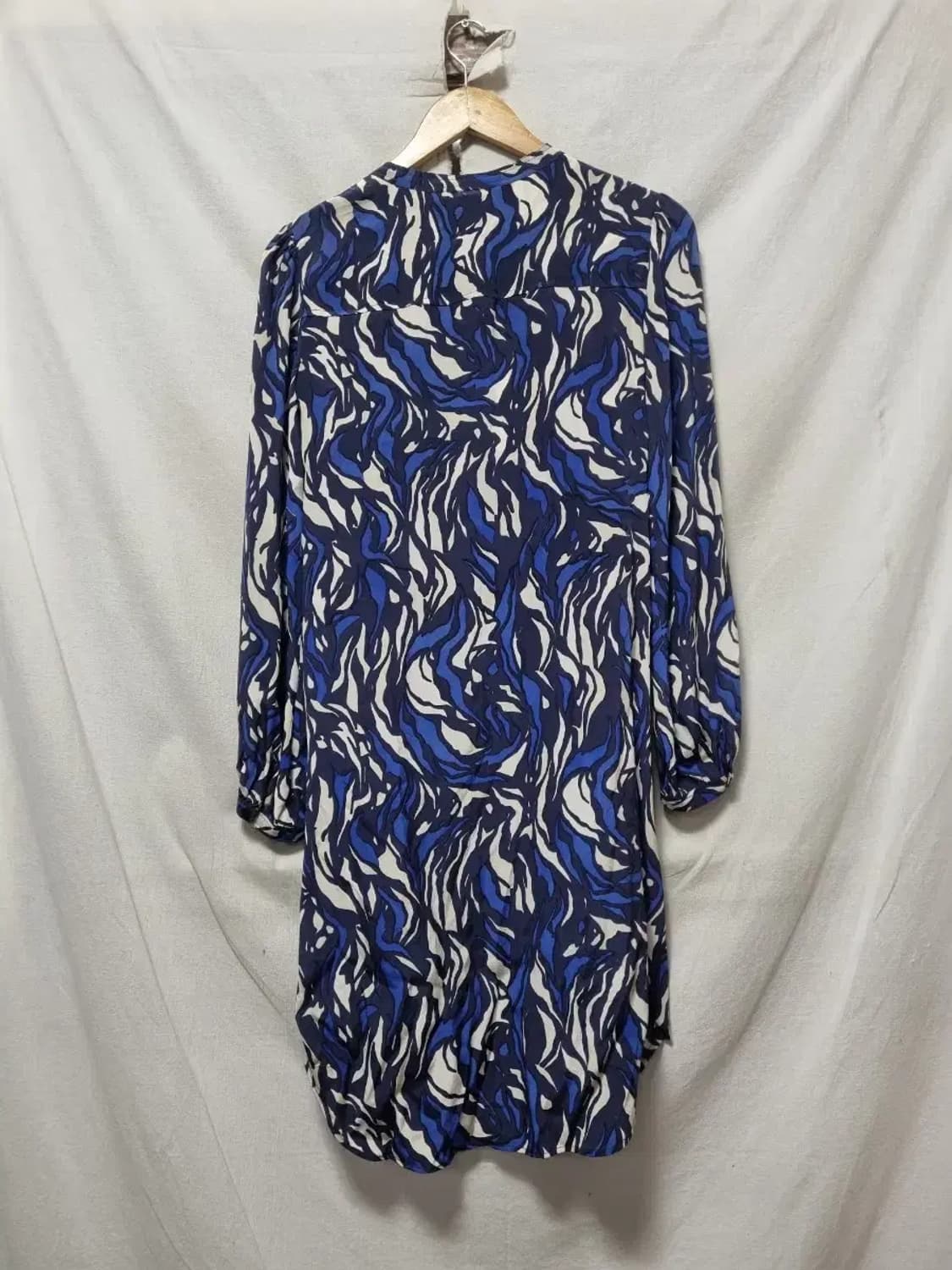 이자벨마랑 블루 패턴 셔츠 원피스 36 상품이미지3