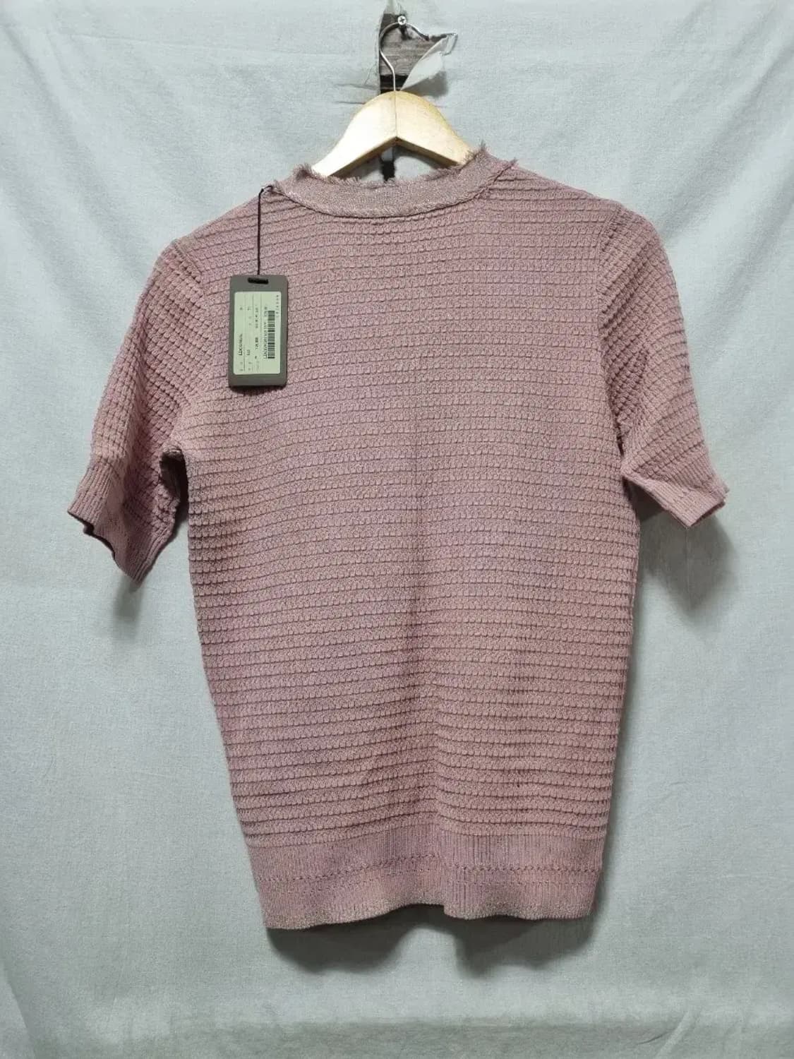 크레송 반팔 트위드 니트 가디건 S 상품이미지3