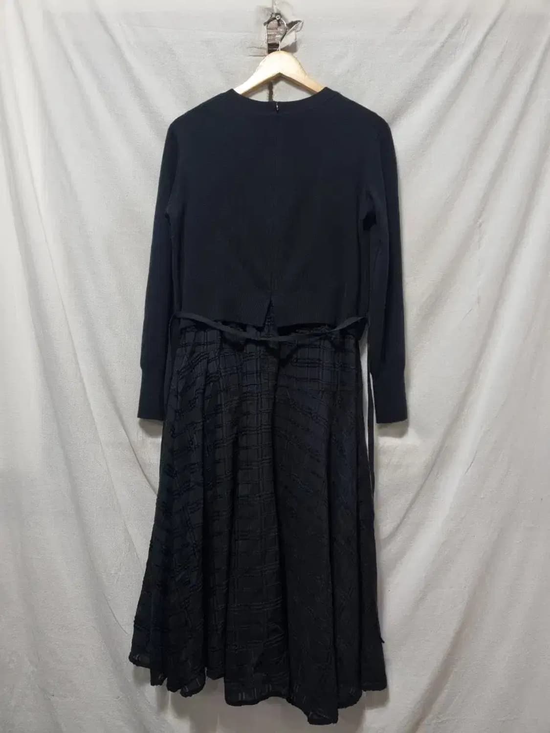 SJSJ 니트 플리츠 롱 원피스 S 상품이미지2