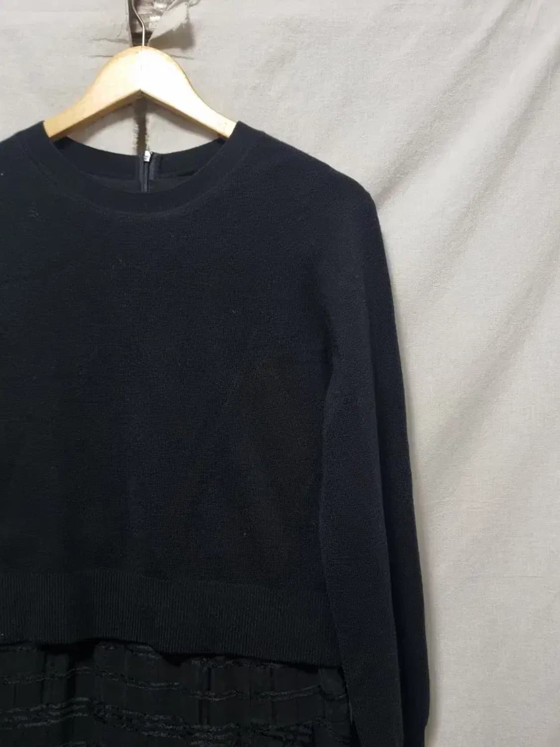 SJSJ 니트 플리츠 롱 원피스 S 상품이미지3