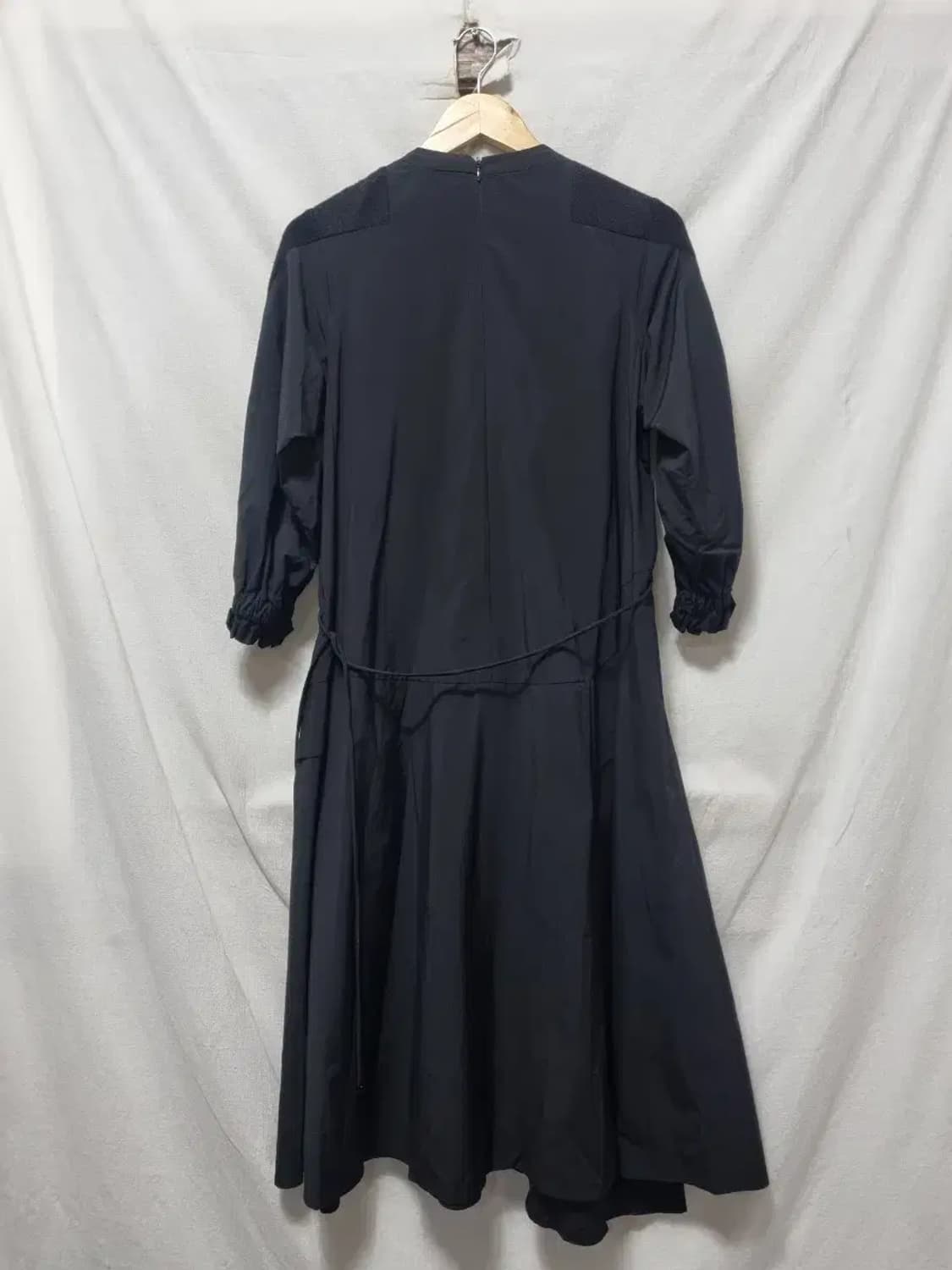 SJSJ 니트 레이어드 셔링 롱 원피스 XS 상품이미지2